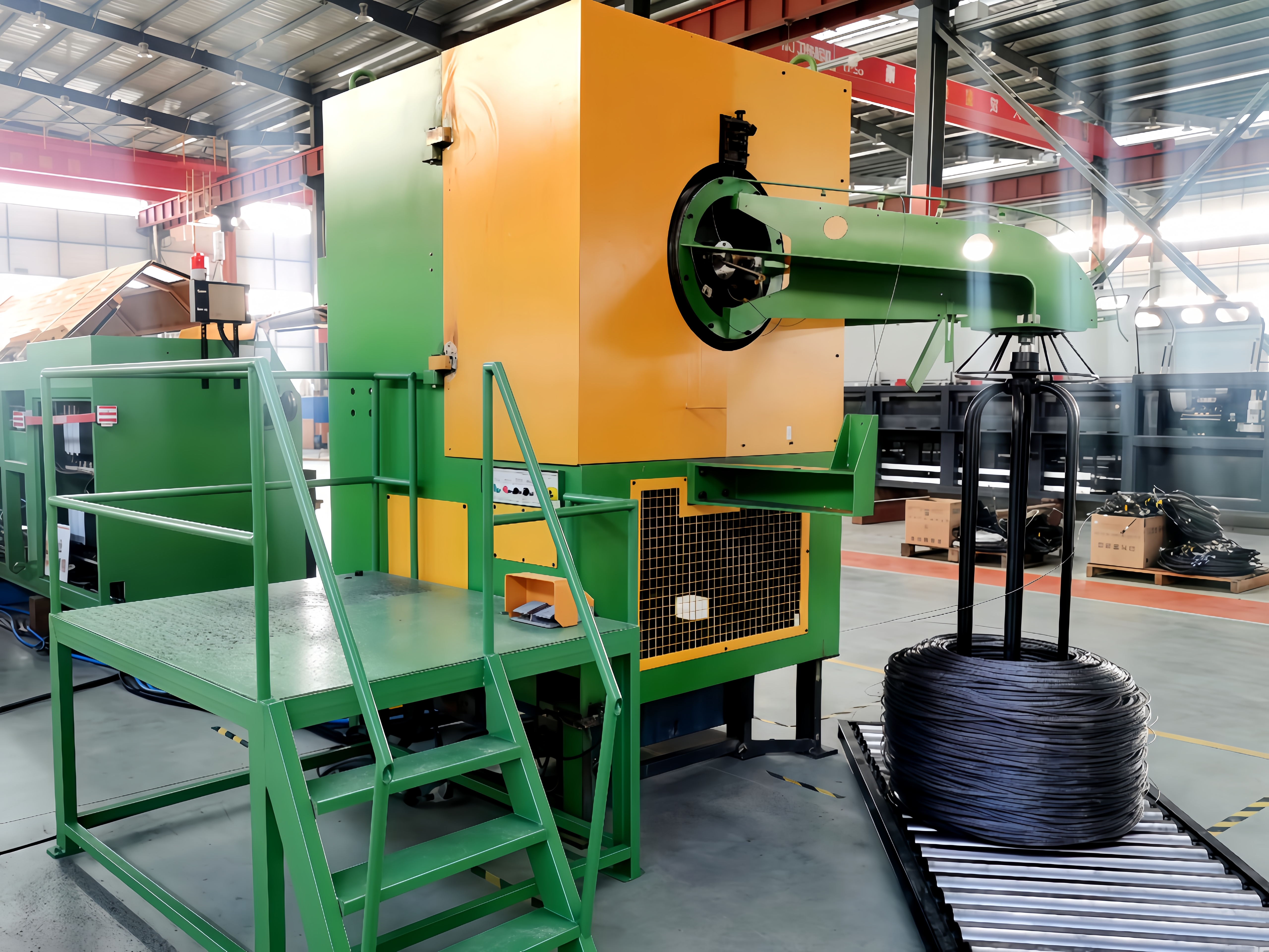 How does the Inverted Wire Drawing Machine ensure precision in wire finish and surface quality after drawing?